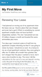 Mobile Screenshot of myfirstmove.wordpress.com