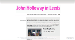 Desktop Screenshot of johnhollowayinleeds.wordpress.com