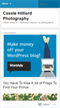 Mobile Screenshot of cassiehilliardphotography.wordpress.com
