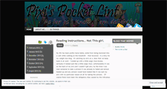 Desktop Screenshot of pixpocketlint.wordpress.com