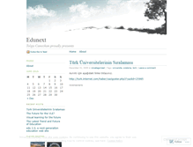 Tablet Screenshot of edunext.wordpress.com