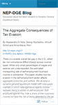 Mobile Screenshot of nepdge.wordpress.com