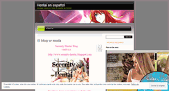 Desktop Screenshot of hentaienespanol.wordpress.com