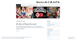 Desktop Screenshot of krewedecraps.wordpress.com