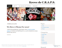 Tablet Screenshot of krewedecraps.wordpress.com