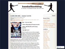 Tablet Screenshot of baseballbookblog.wordpress.com