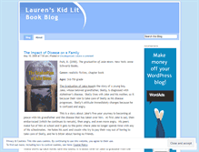 Tablet Screenshot of lrmkidlit.wordpress.com