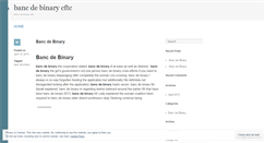 Desktop Screenshot of ebm.bancdebinarycftc.wordpress.com