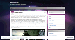 Desktop Screenshot of mediastrung.wordpress.com