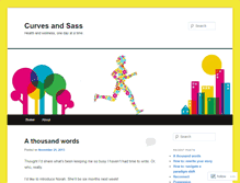 Tablet Screenshot of curvesandsass.wordpress.com