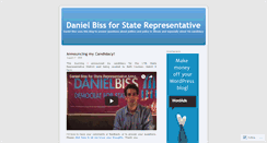 Desktop Screenshot of danielbiss.wordpress.com