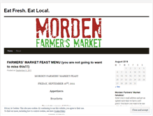 Tablet Screenshot of mordenmarket.wordpress.com