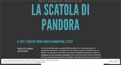 Desktop Screenshot of lascatoladipandora.wordpress.com