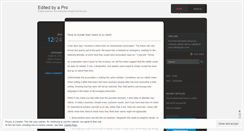Desktop Screenshot of editedbyapro.wordpress.com