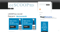 Desktop Screenshot of ccscooptech.wordpress.com