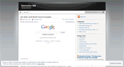 Desktop Screenshot of interactivemd.wordpress.com