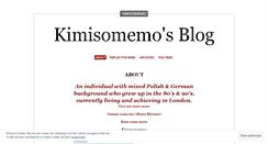 Desktop Screenshot of kimisomemo.wordpress.com