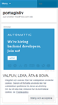 Mobile Screenshot of portugisliv.wordpress.com