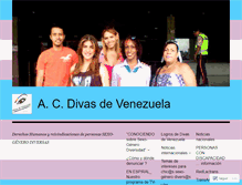 Tablet Screenshot of divasdevenezuela.wordpress.com