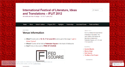 Desktop Screenshot of iflit.wordpress.com