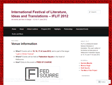 Tablet Screenshot of iflit.wordpress.com