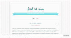 Desktop Screenshot of freshcutroses.wordpress.com