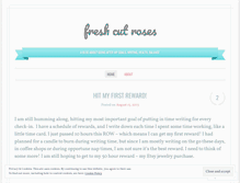 Tablet Screenshot of freshcutroses.wordpress.com