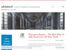 Tablet Screenshot of akilahwil.wordpress.com