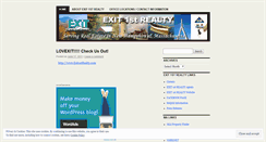 Desktop Screenshot of exit1strealty.wordpress.com