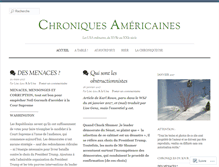 Tablet Screenshot of chroniquesde.wordpress.com