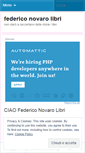 Mobile Screenshot of federiconovaro.wordpress.com