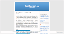 Desktop Screenshot of joelramos.wordpress.com