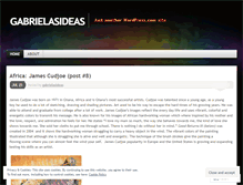 Tablet Screenshot of gabrielasideas.wordpress.com