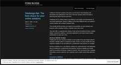 Desktop Screenshot of fossblogs.wordpress.com