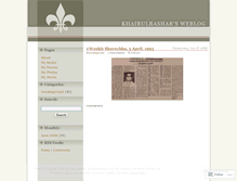 Tablet Screenshot of khairulbashar.wordpress.com