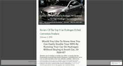 Desktop Screenshot of hydrogenconversion.wordpress.com