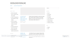 Desktop Screenshot of googlenewsonline.wordpress.com