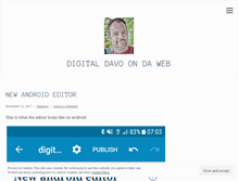 Tablet Screenshot of digitaldavo.wordpress.com