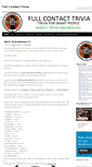 Mobile Screenshot of fullcontacttrivia.wordpress.com