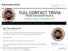 Tablet Screenshot of fullcontacttrivia.wordpress.com