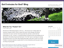 Tablet Screenshot of got5minutesforgod.wordpress.com