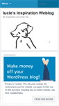 Mobile Screenshot of lucies.wordpress.com