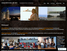 Tablet Screenshot of baymeditation.wordpress.com