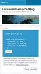 Mobile Screenshot of elenalacasadelcampo.wordpress.com