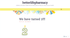 Desktop Screenshot of betterlifepharmacy.wordpress.com