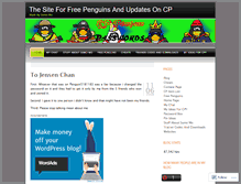 Tablet Screenshot of cppenguinpasswords.wordpress.com