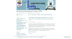 Desktop Screenshot of librarytraining.wordpress.com