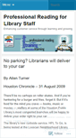 Mobile Screenshot of librarytraining.wordpress.com