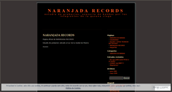 Desktop Screenshot of naranjadarecords.wordpress.com