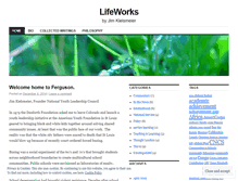 Tablet Screenshot of jimkielsmeier.wordpress.com